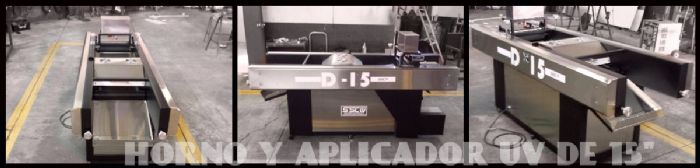 TUNEL PARA SECADO UV Y APLICADORES